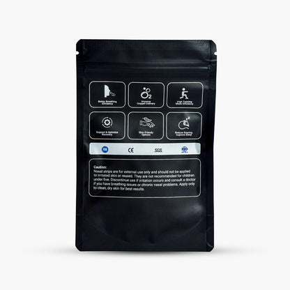 AIRFLEX Black Nasal Strips | Everyday | 30 Strips