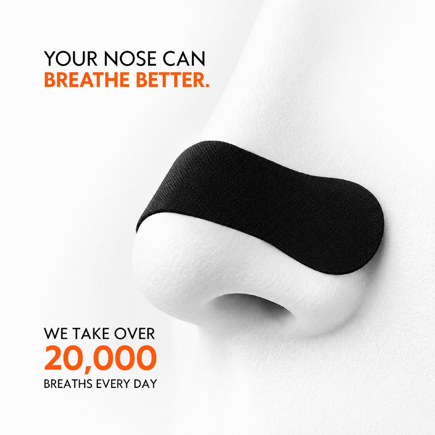 AIRFLEX Black Nasal Strips | Everyday | 30 Strips