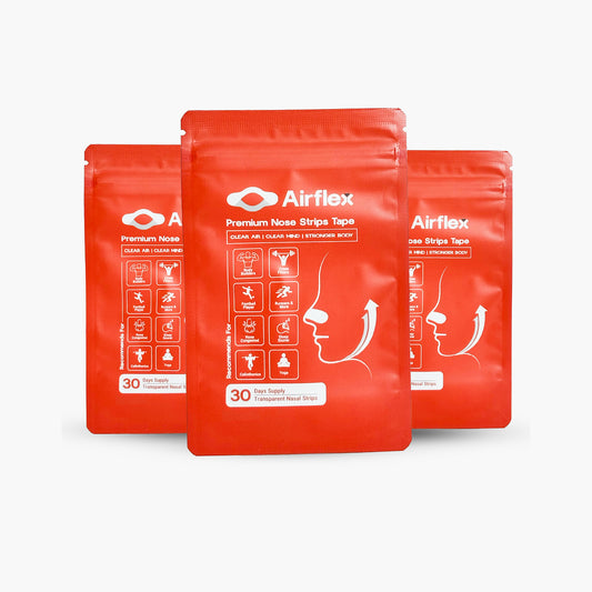 AIRFLEX Transparent Nasal Strips | Family | 90 Strips