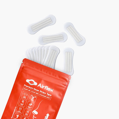 AIRFLEX Transparent Nasal Strips | Starter | 10 Strips